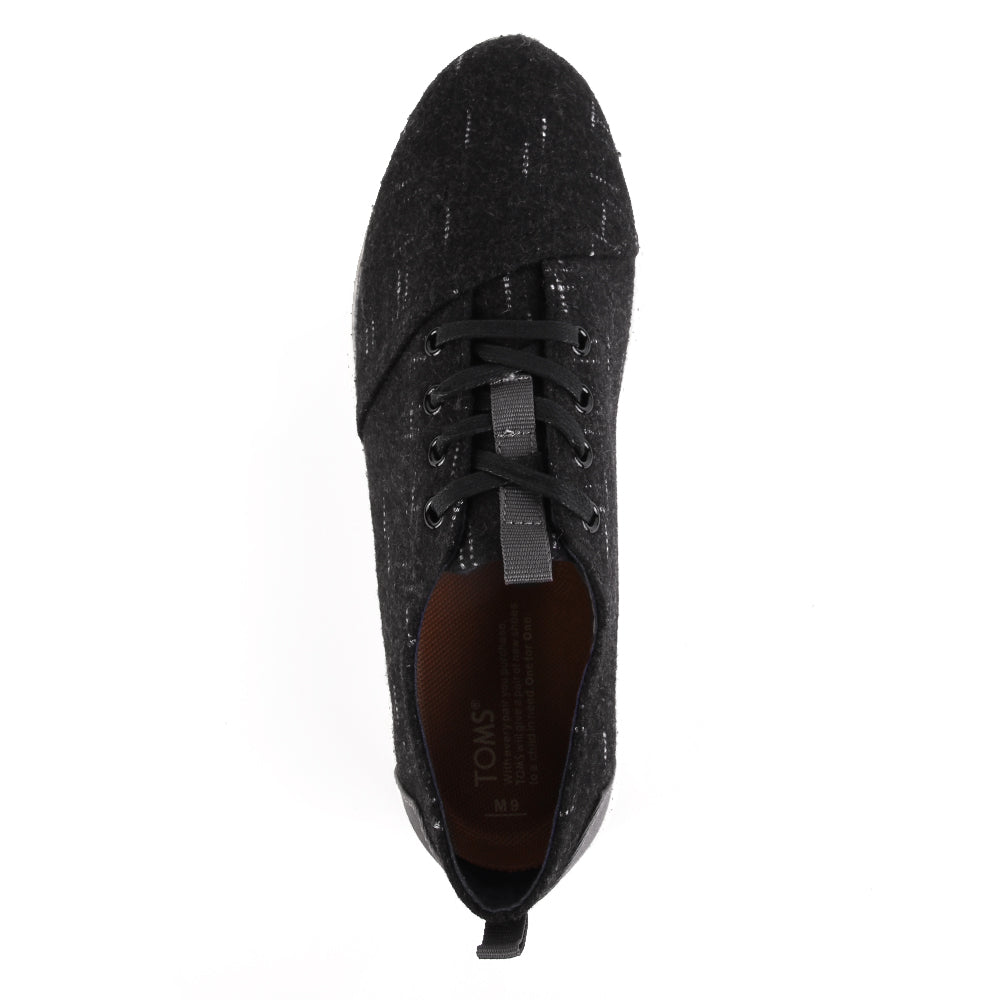 TOMS Del Rey Sneaker Black Dotted Wool