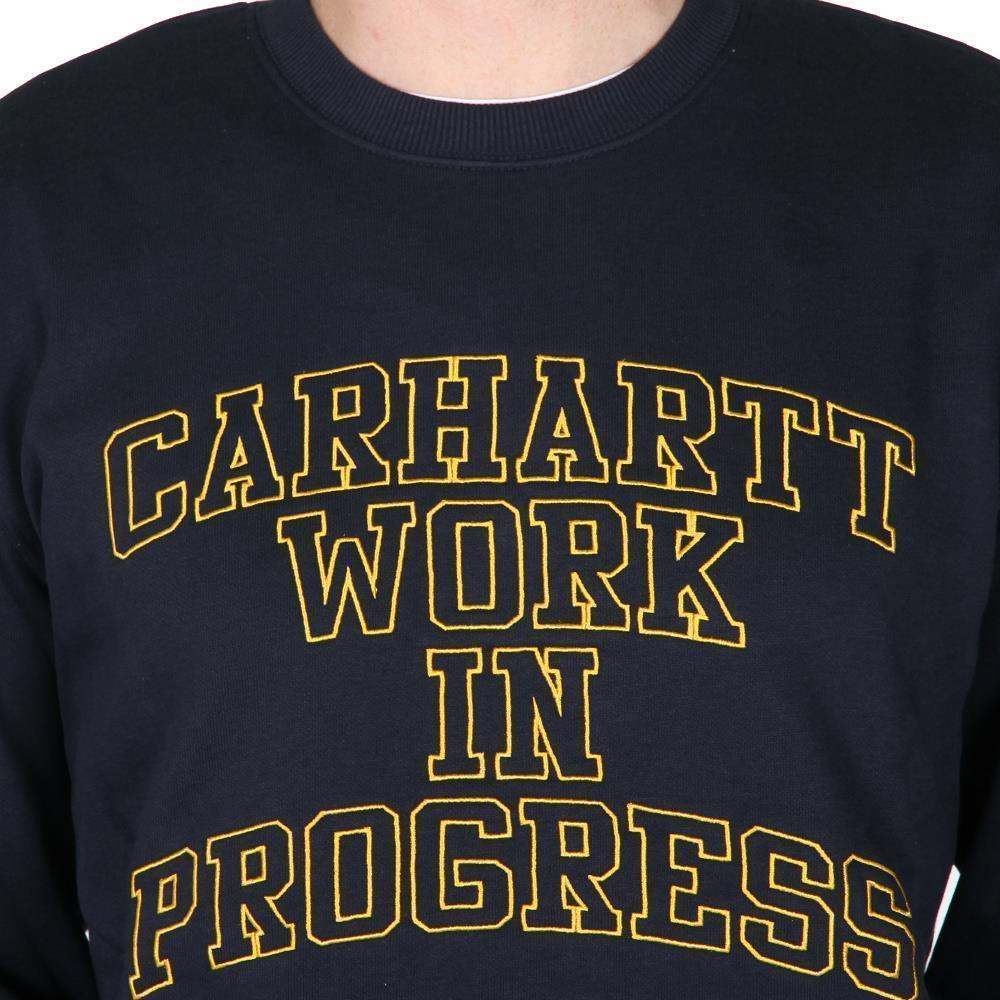 Carhartt WIP Division Embroidery Sweat Dark Navy Quince