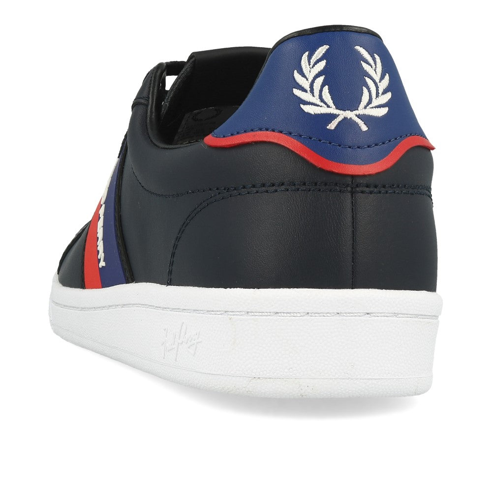 Fred Perry B721 Two Tone Branding Navy