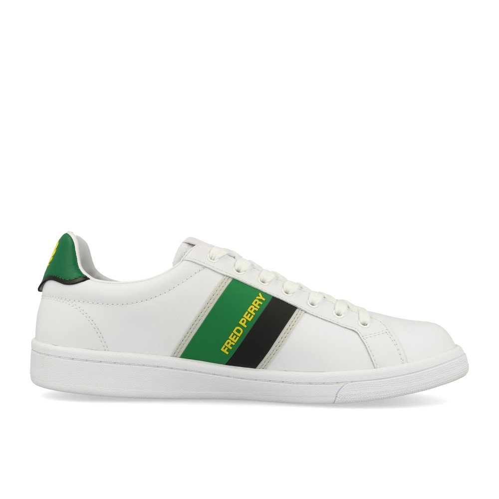 Fred Perry B721 Two Tone Branding White