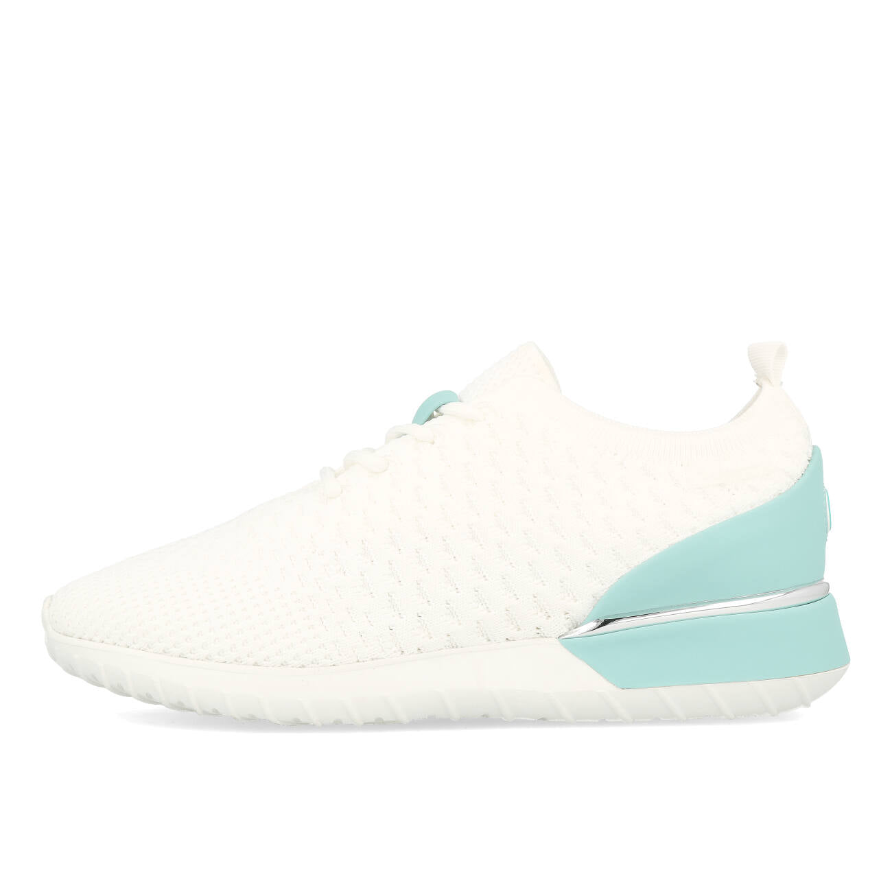 la strada damenfahrrad La Strada 2101381 Sneaker Damen White Knitted Blue Heelcap – Schuhdealer