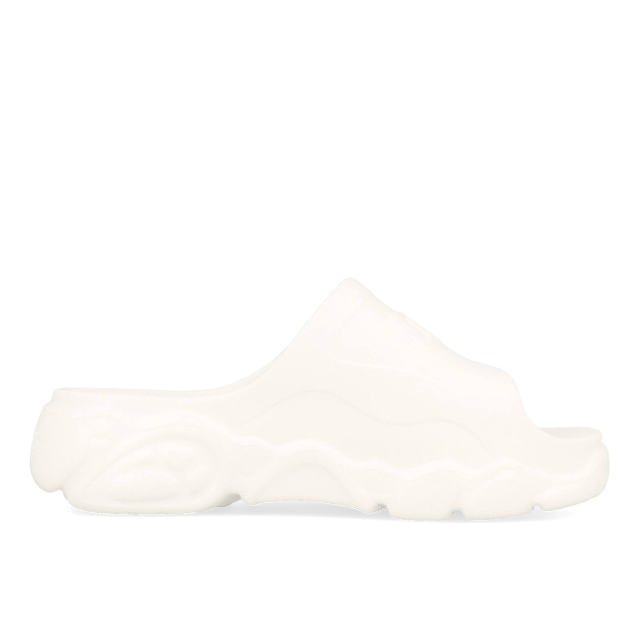 Buffalo CLD Slide Sandale Damen Vegan Foam White