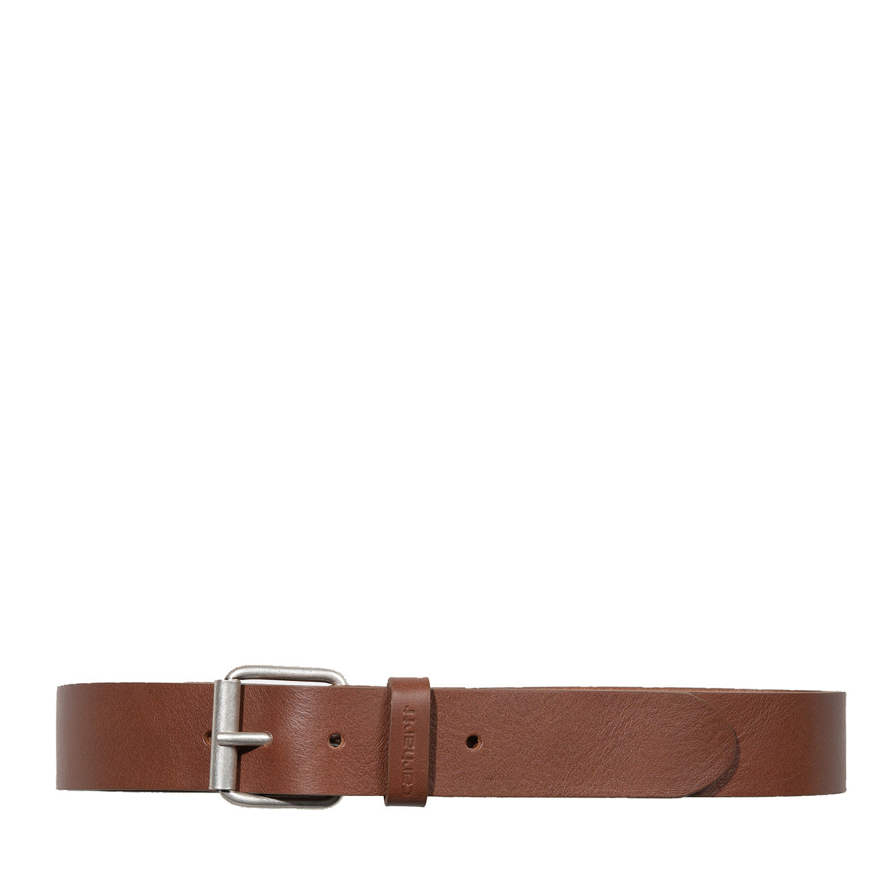 Carhartt WIP Script Belt Cognac Silver