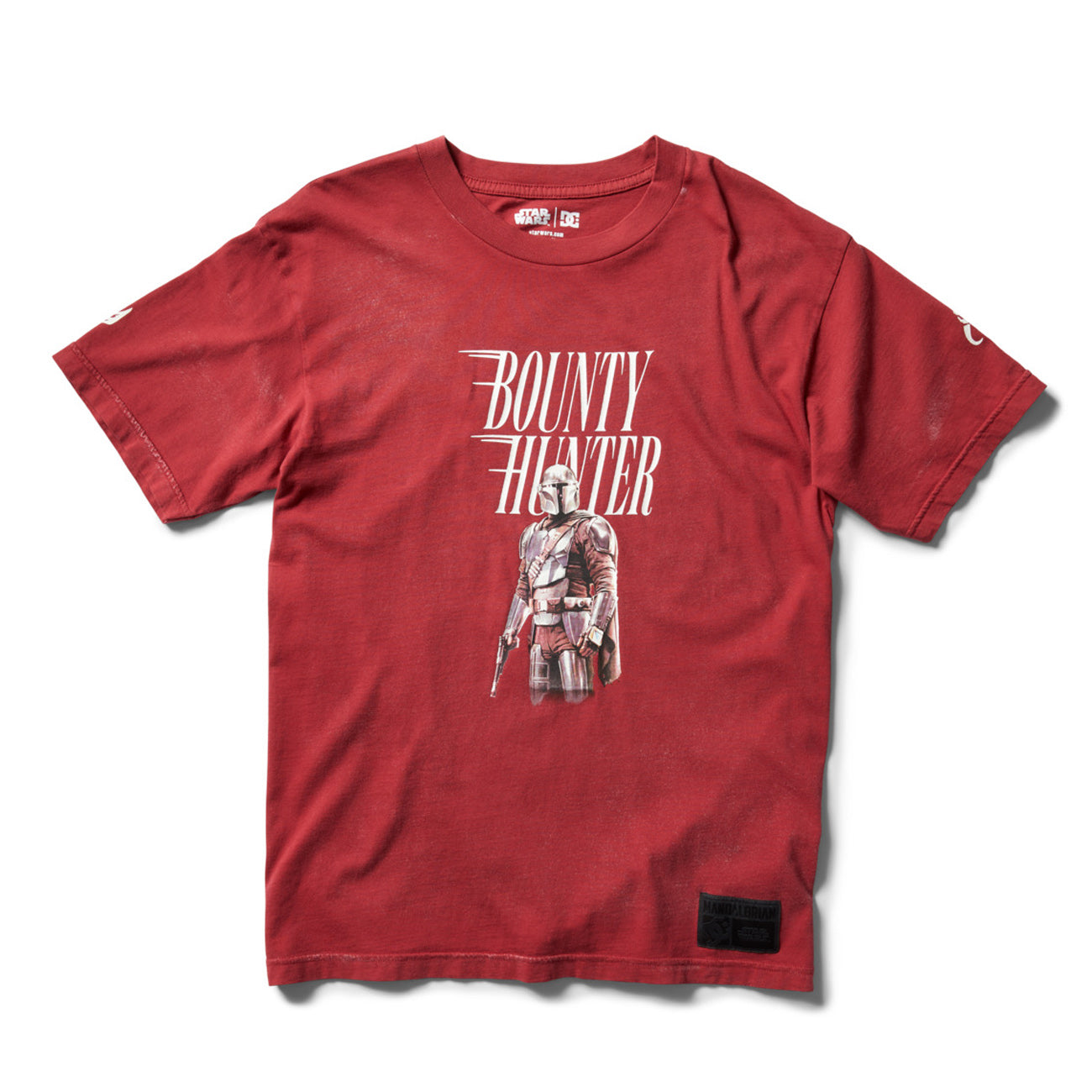 DC x Star Wars Mando Passport Tee Syrah Pigment Dye