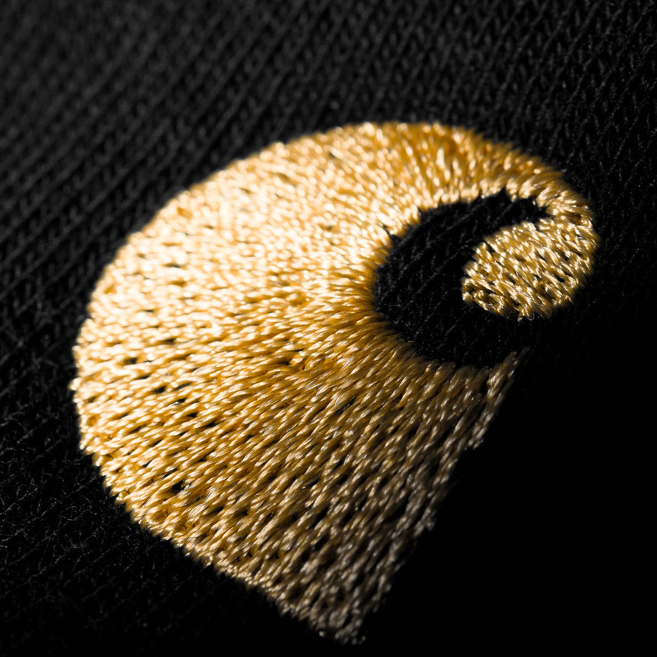 Carhartt WIP Chase Neck Zip Sweat Herren Black Gold