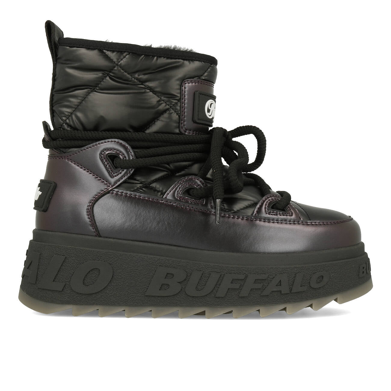 Buffalo Eliza Snow Boot Vegan Nappa Black