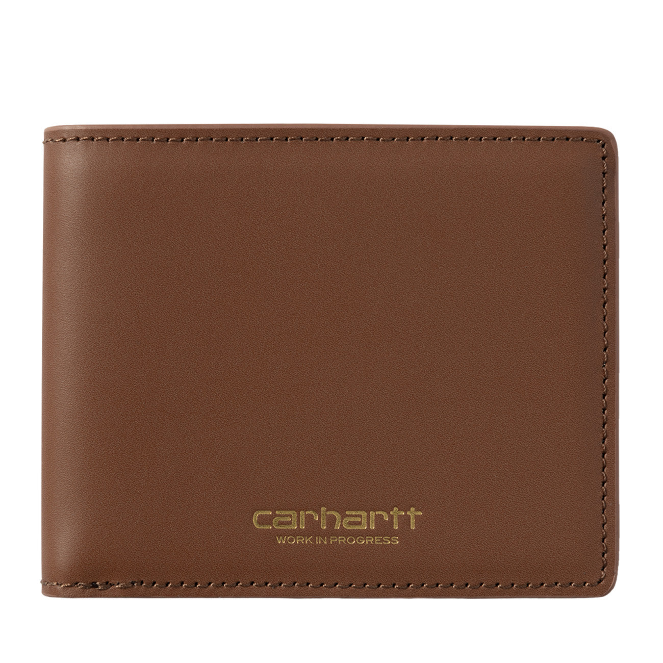 Carhartt WIP Vegas Billford Wallet Leather Cognac Gold