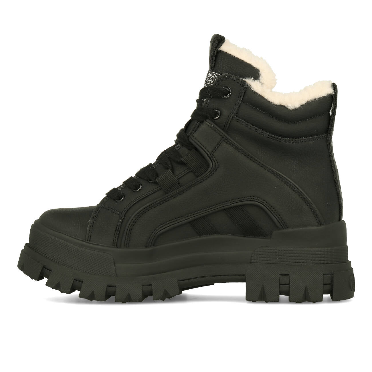 Buffalo Aspha NC Mid Warm Vegan Nubuck Black