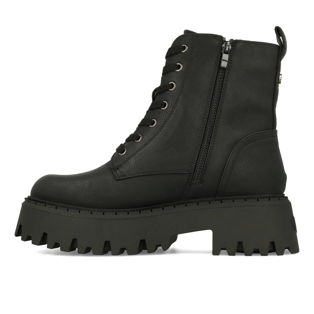 Buffalo Aspen Lace Up Warm Vegan Black