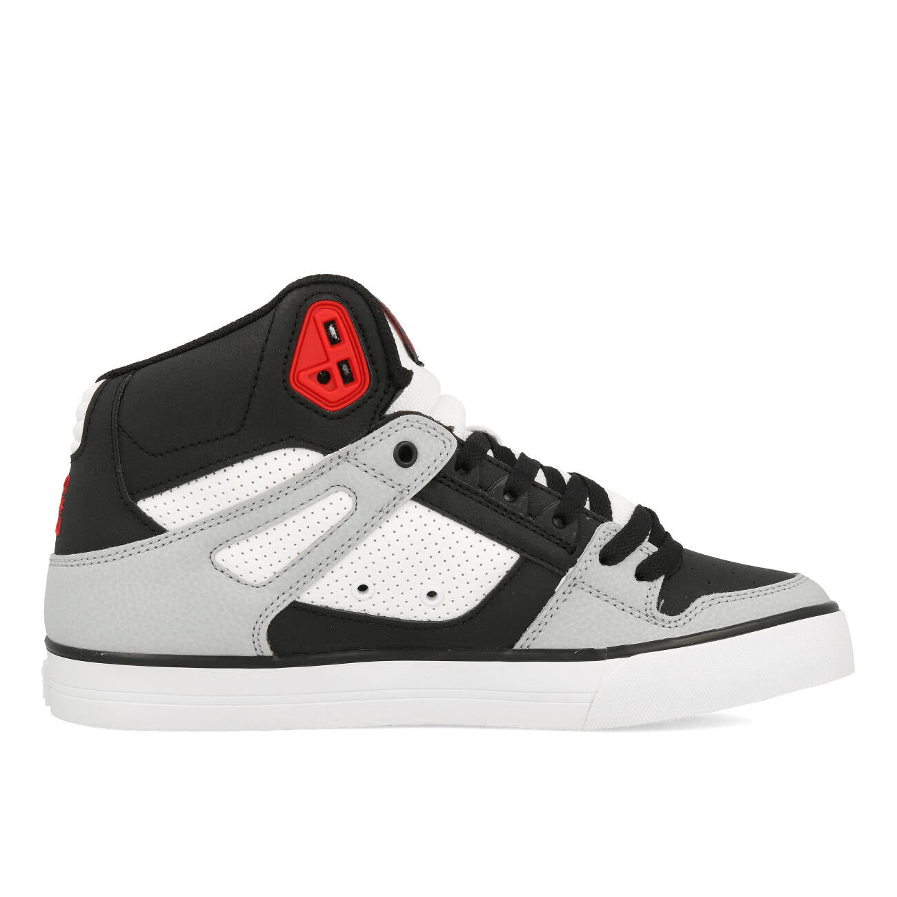 DC Pure High Top WC Herren Black Grey Red