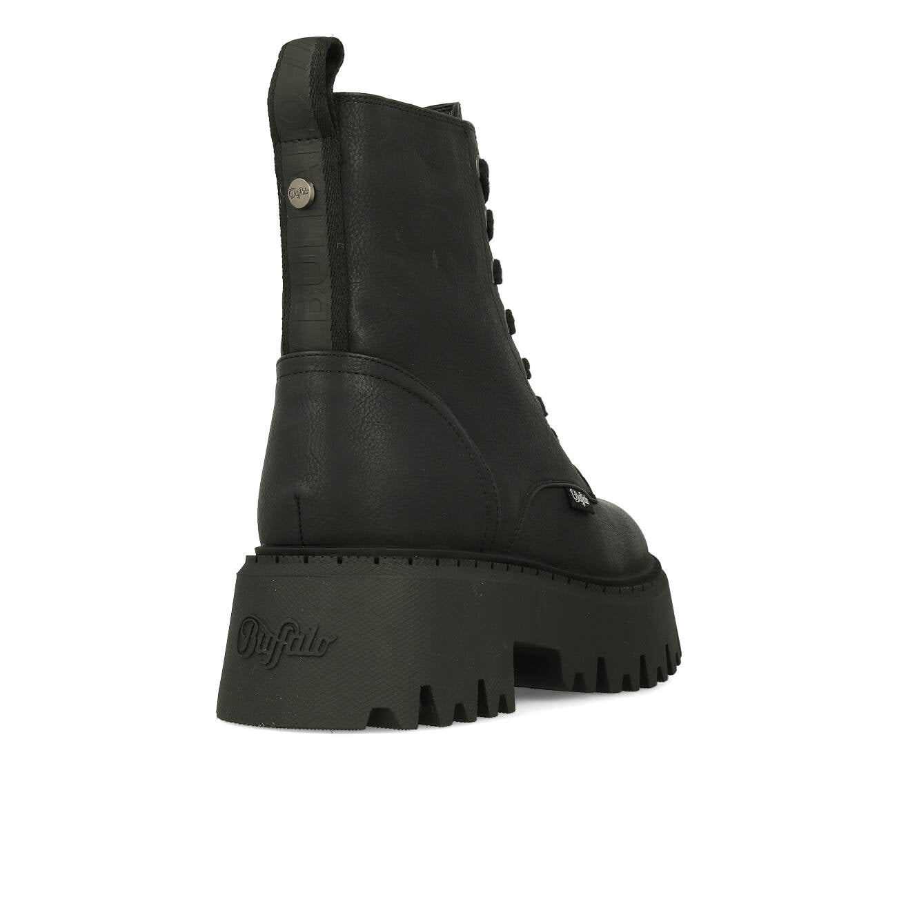 Buffalo Aspen Lace Up Warm Vegan Black