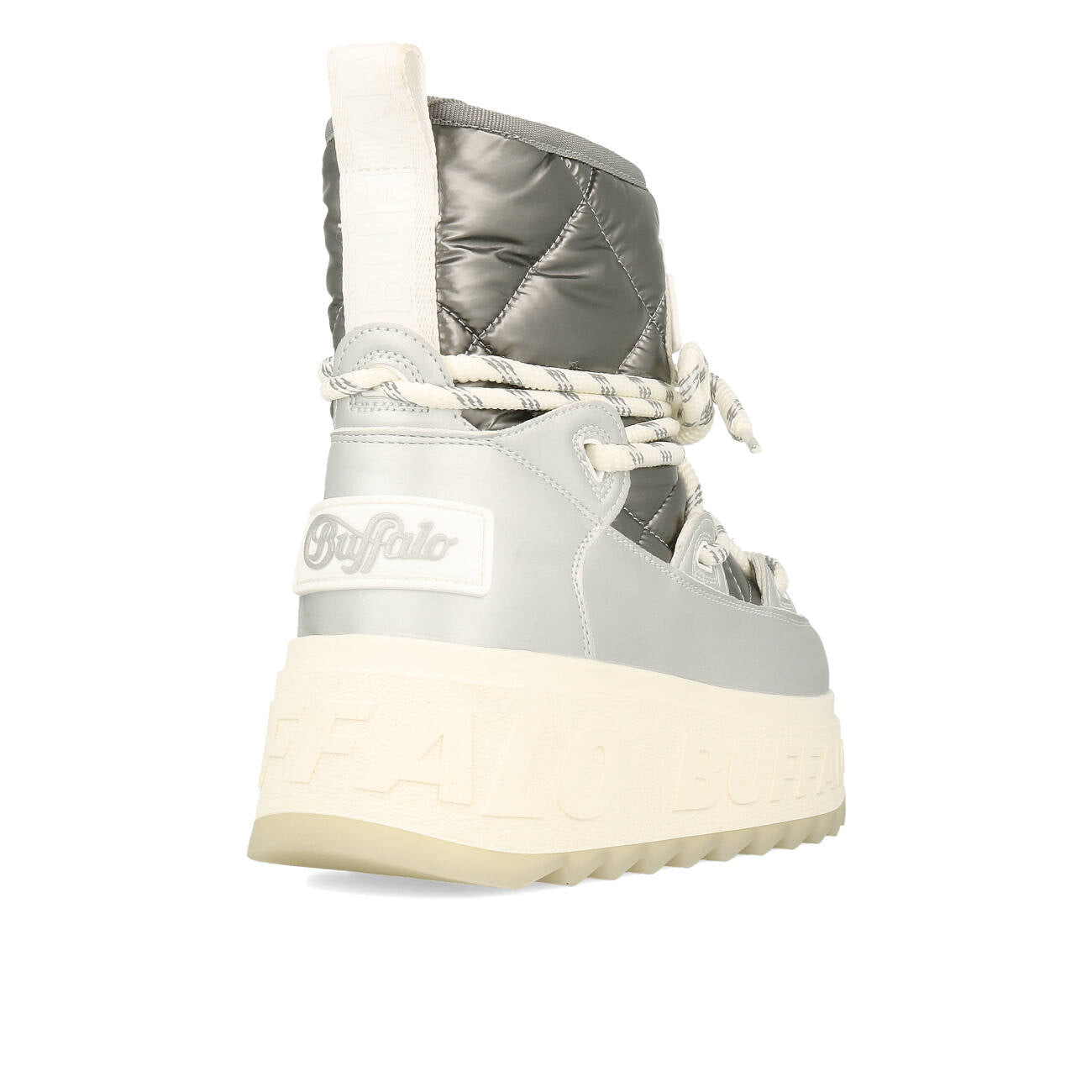 Buffalo Eliza Snow Boot Vegan Nappa Silver