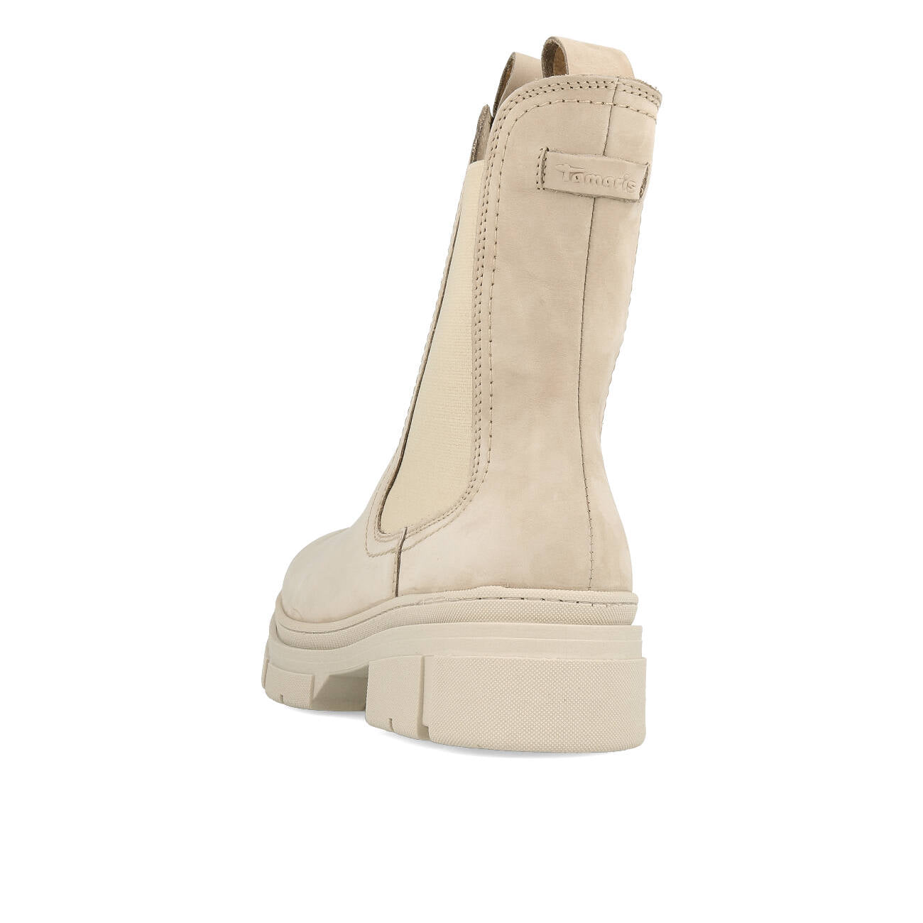 Tamaris 1-25901-41-353 Chelsea Boots Damen Taupe Nubuck