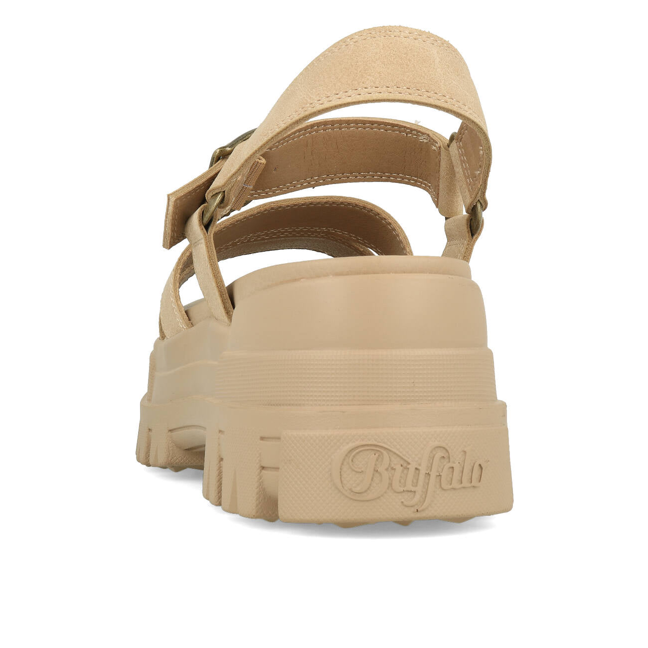 Buffalo Aspha TS Sandal Damen Vegan Nubuck Beige