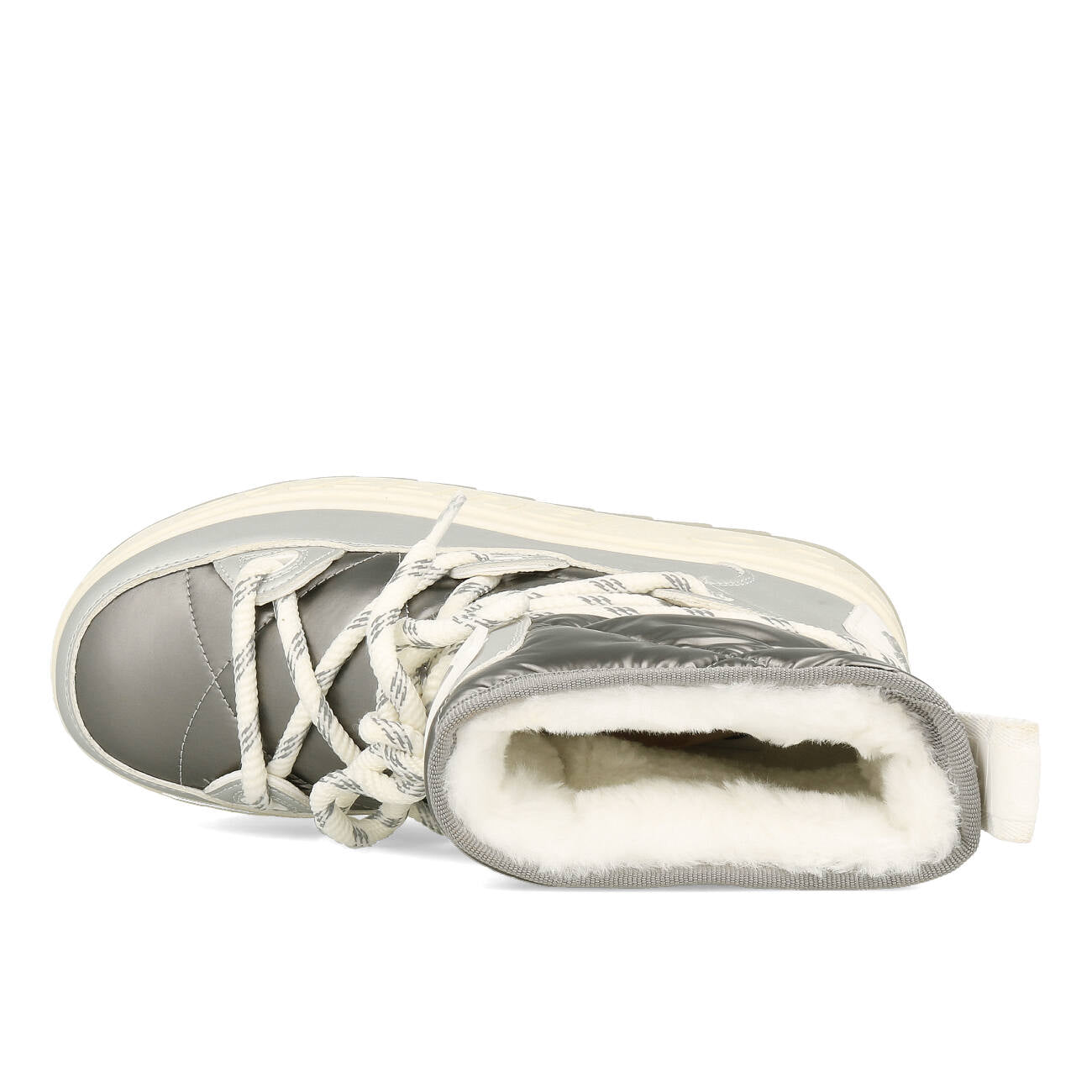 Buffalo Eliza Snow Boot Vegan Nappa Silver