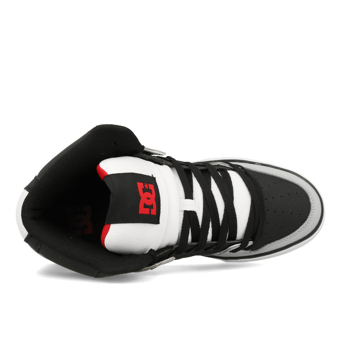 DC Pure High Top WC Herren Black Grey Red