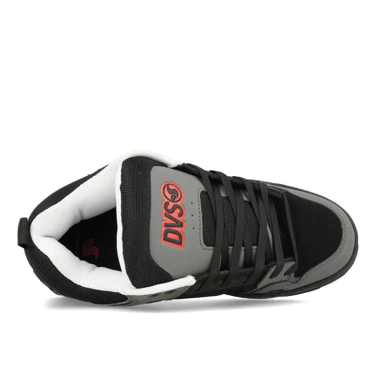 DVS Comanche Herren Black Charcoal Fiery Red Nubuck