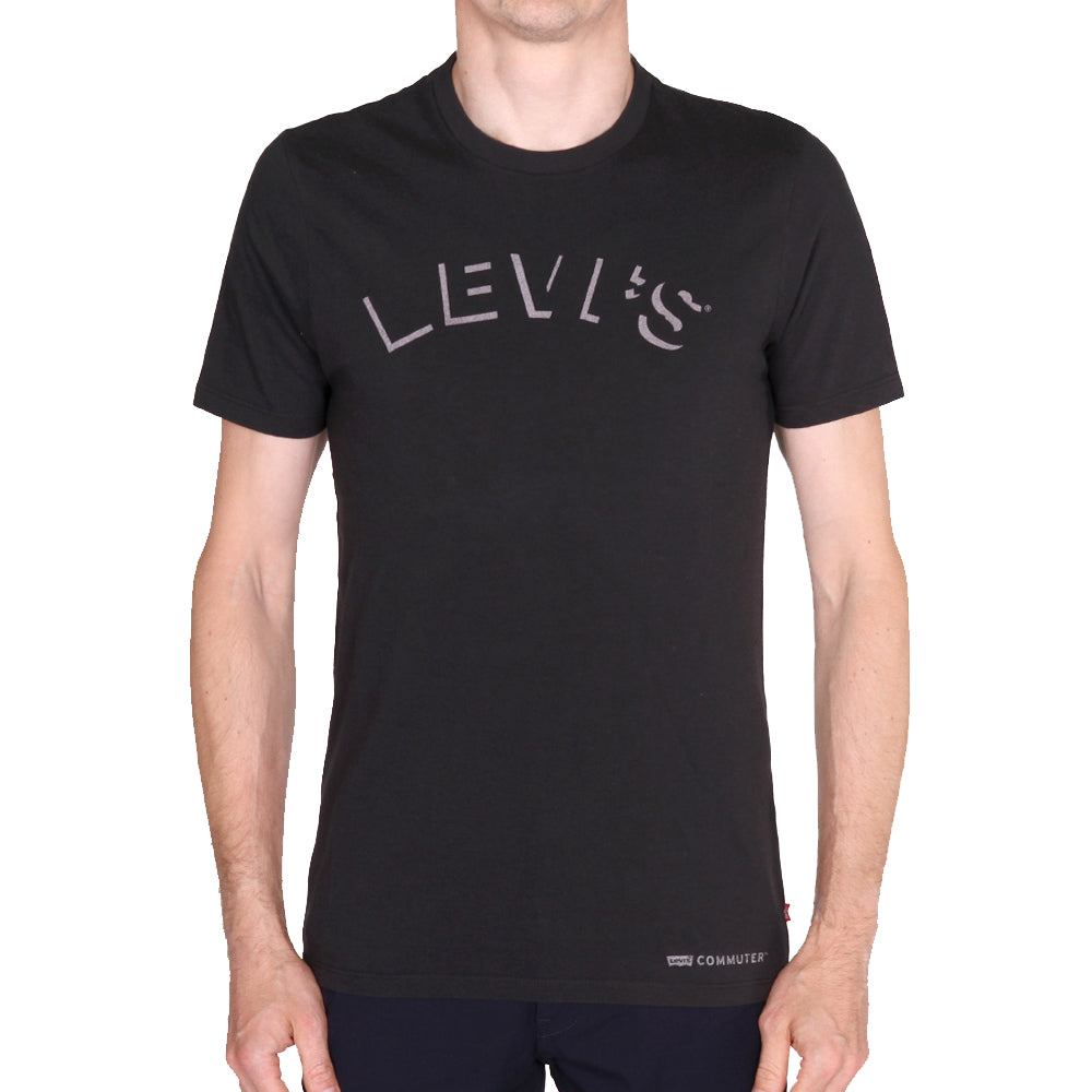 Levi's Commuter Graphic Tee Reflective Black