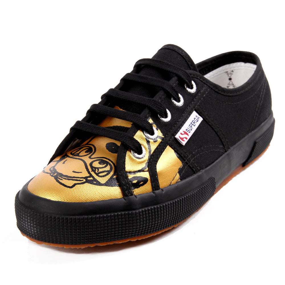 Superga 2750 Fancot Belle Onomato W Black Gold