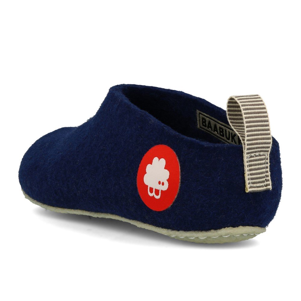 Baabuk Gus Filzpantoffel Slippers Navy Blue