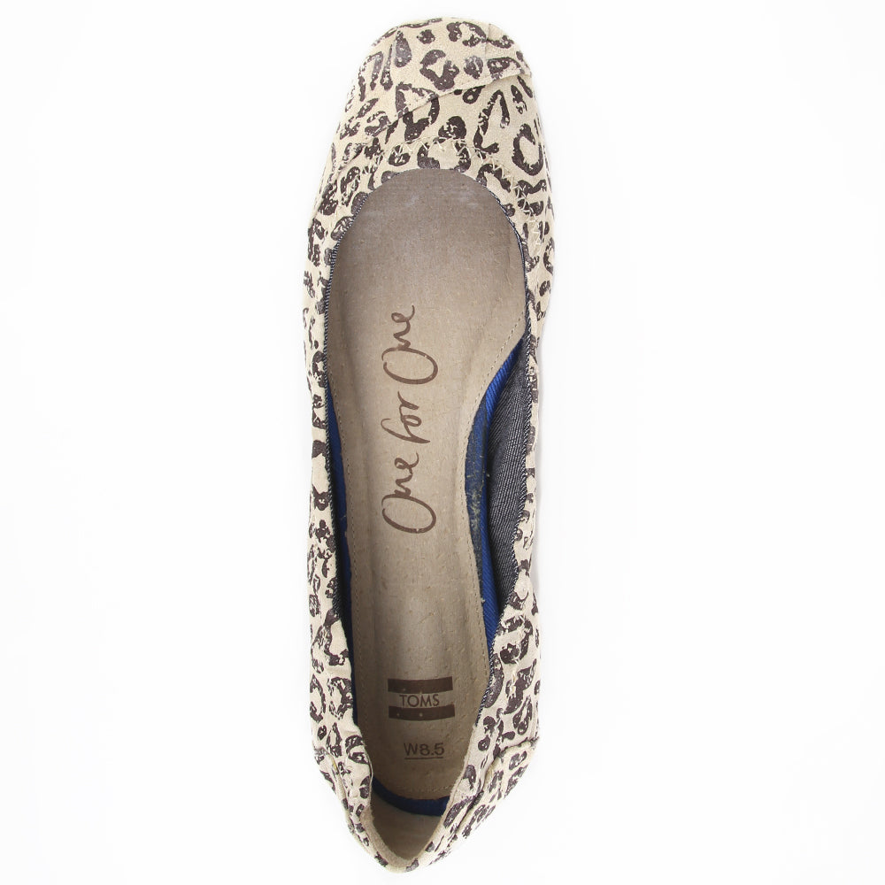 TOMS Womens Ballet Flat Brown Giselle