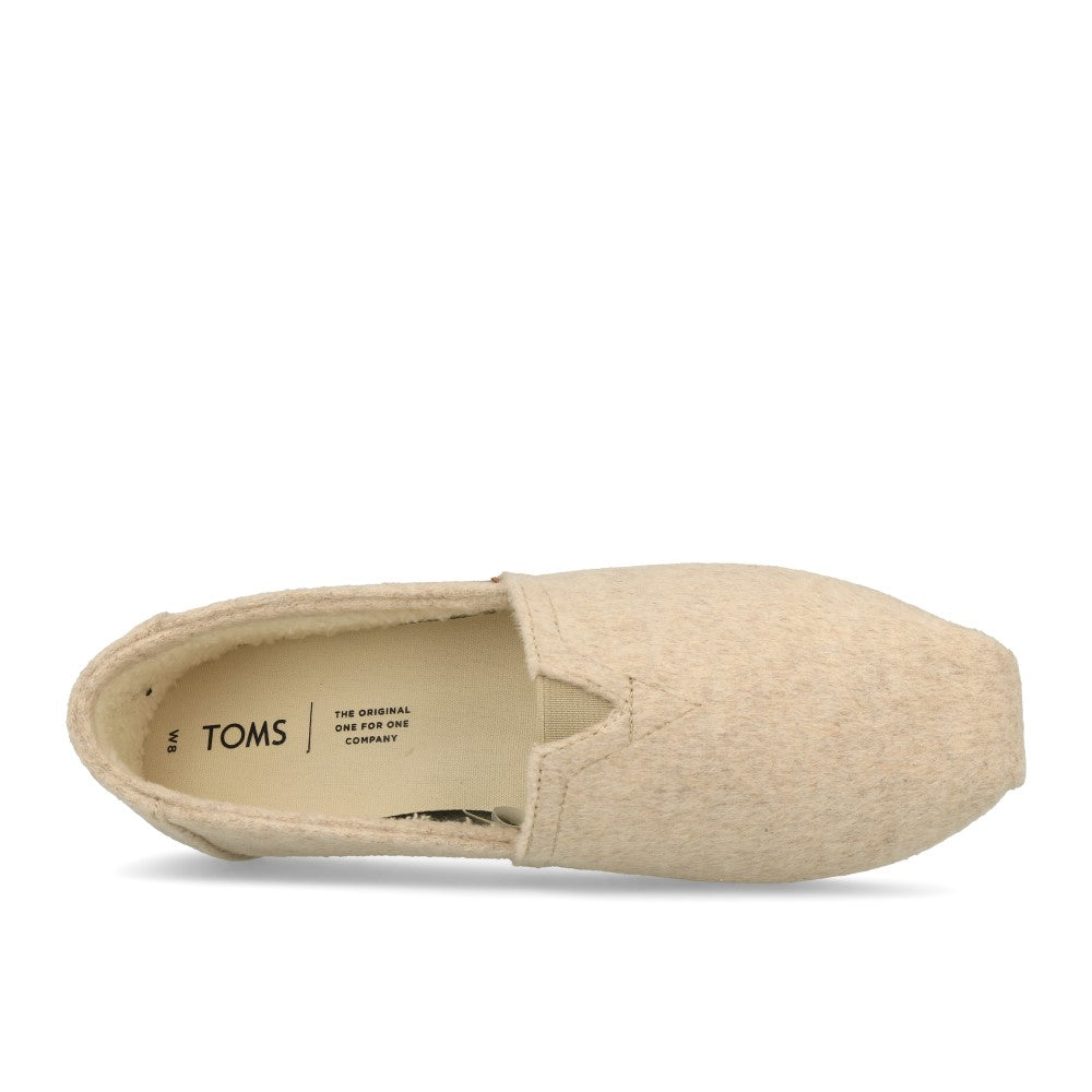 TOMS Womens Classics Oatmeal Day Dreamer Heavy Felt