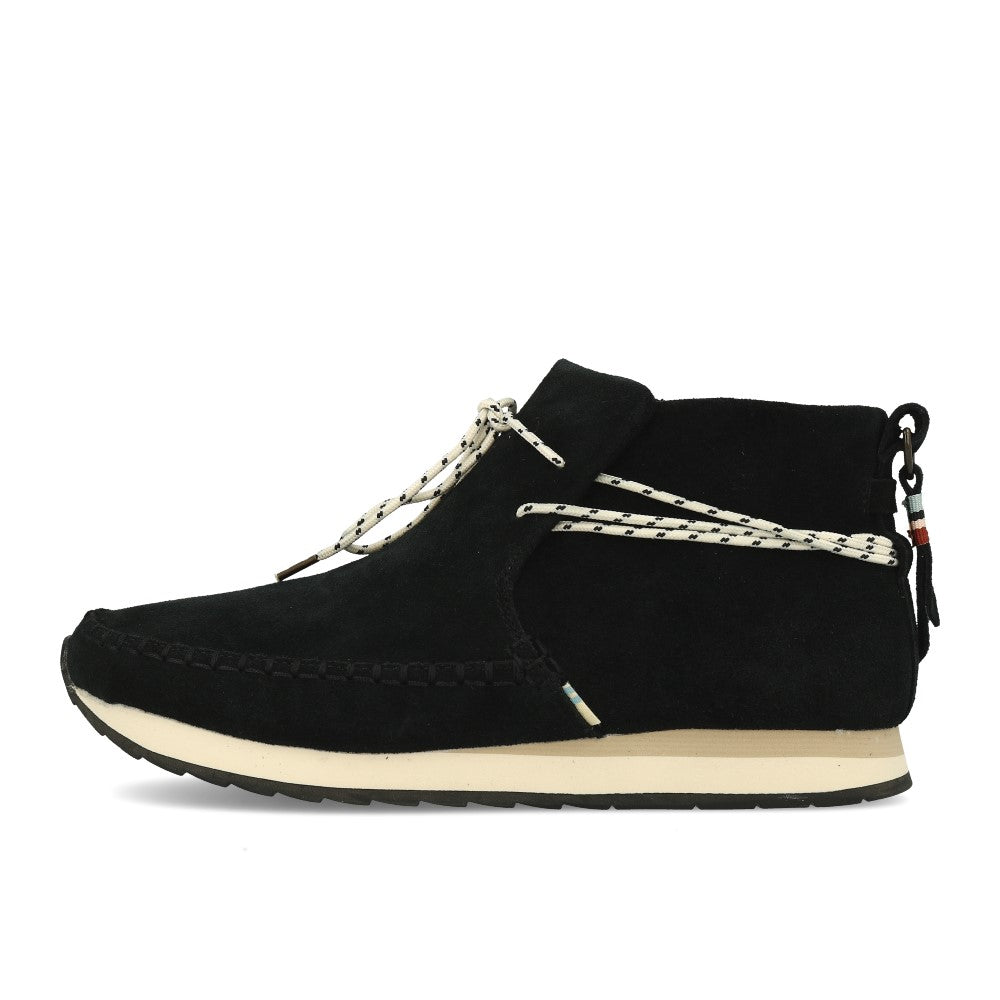 TOMS Wmns Rio Black Suede Water Resistant