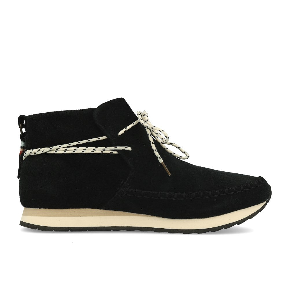 TOMS Wmns Rio Black Suede Water Resistant