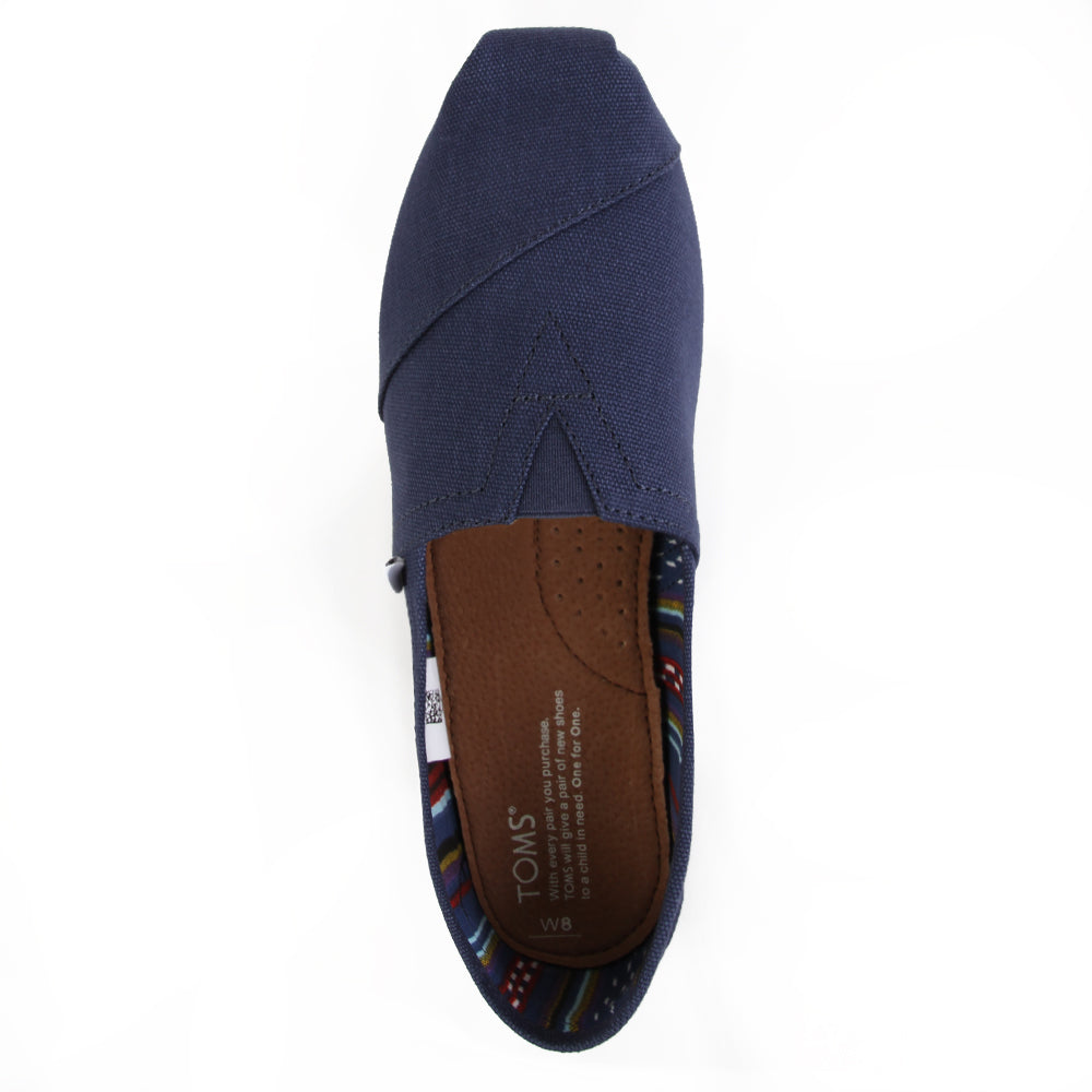 TOMS Womens Classics Navy Canvas