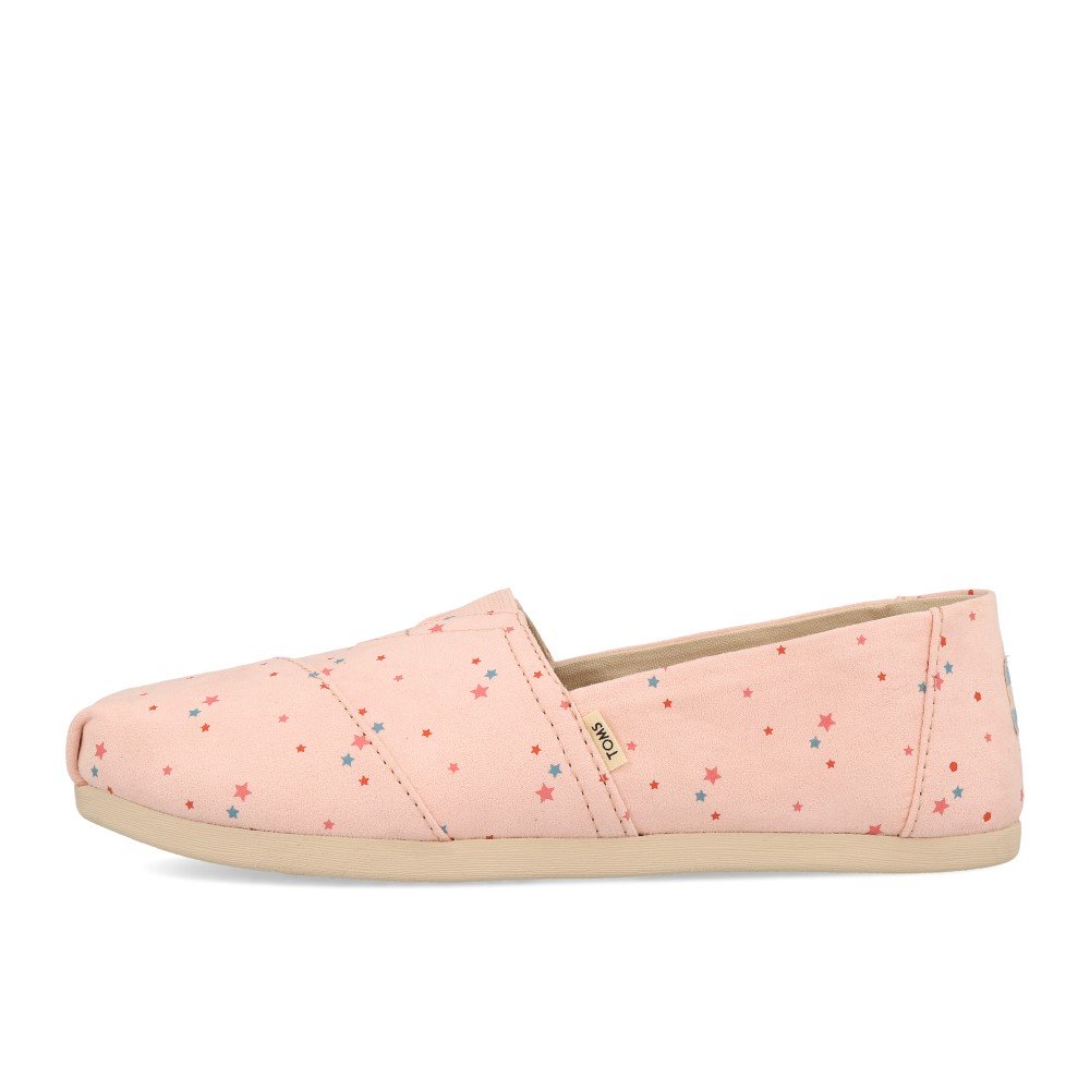 TOMS Womens Classic Veiled Rose Printed Stars