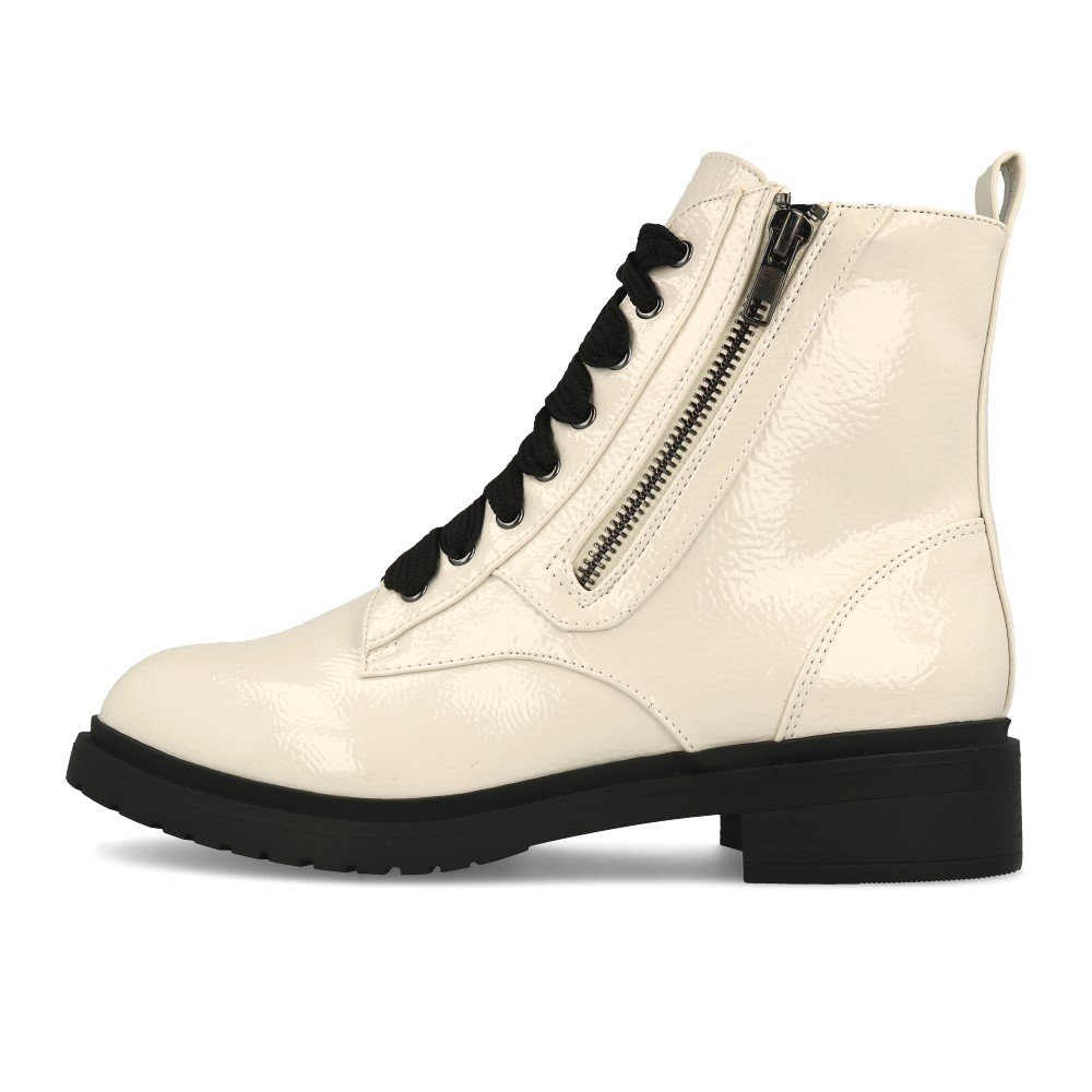 La Strada 968013 Stiefel White Patent