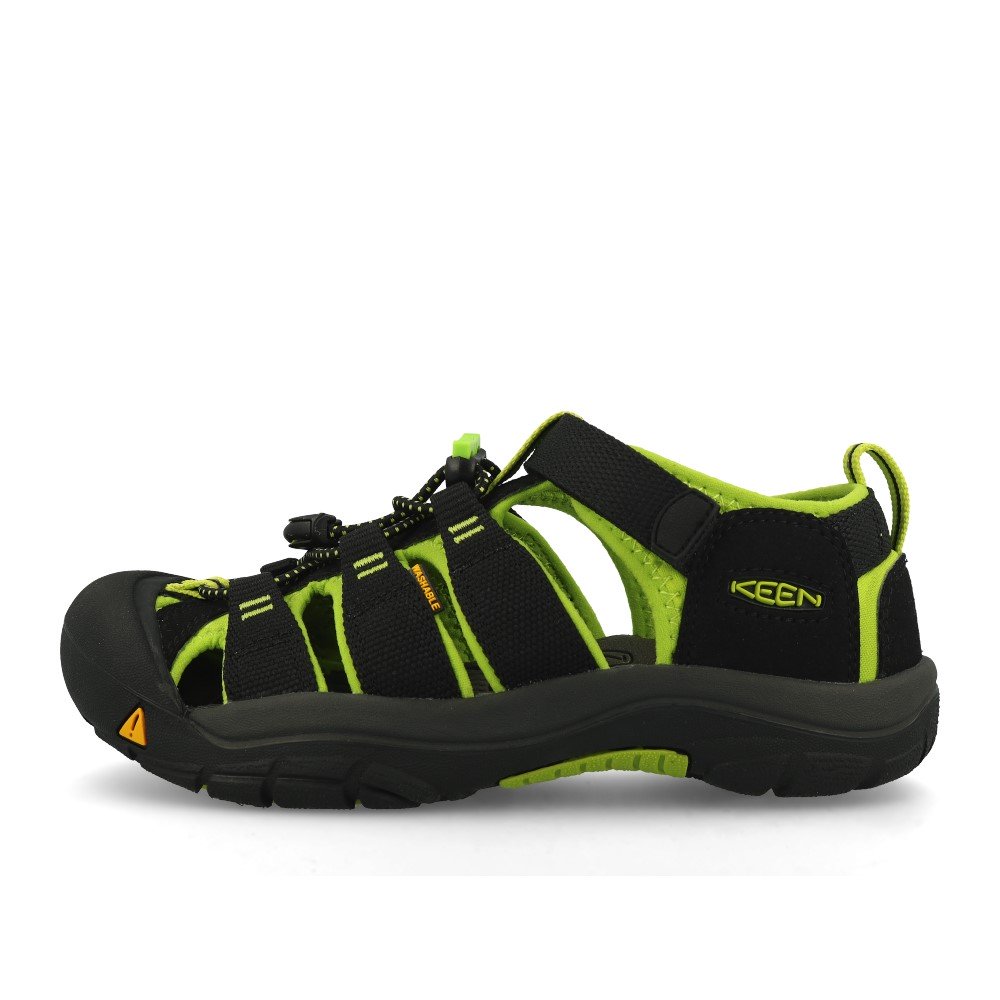 Keen Newport H2 Kinderschuh Black Lime Green