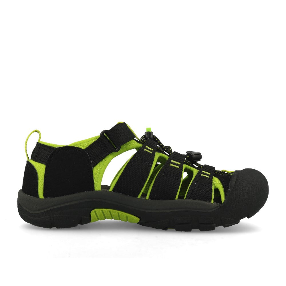 Keen Newport H2 Kinderschuh Black Lime Green