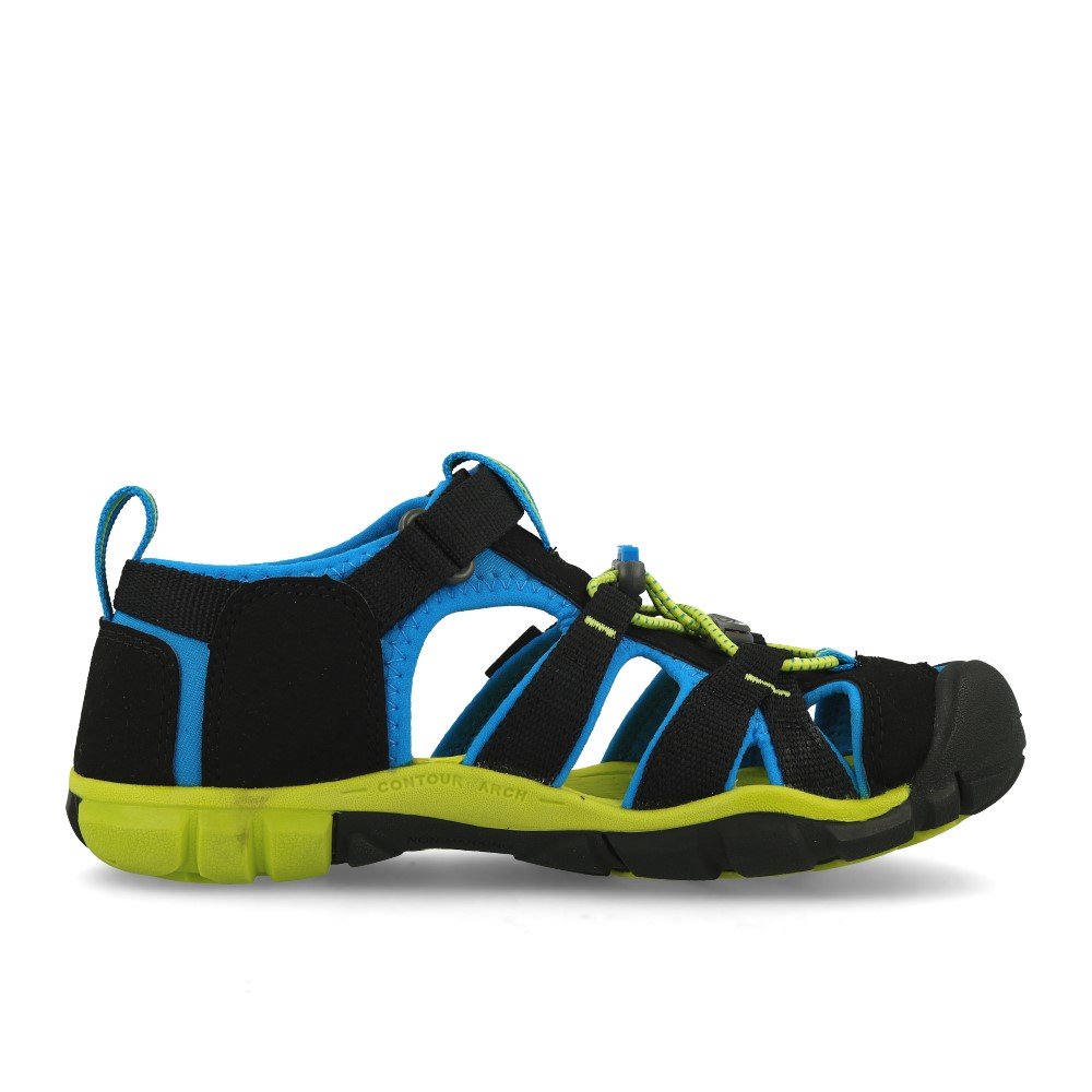 Keen Seacamp II CNX Kinderschuh Black Brilliant Blue