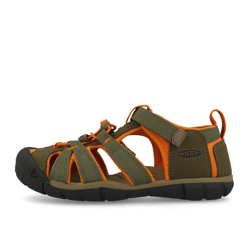 Keen Seacamp II CNX Kinderschuh Dusty Olive Russet Orange