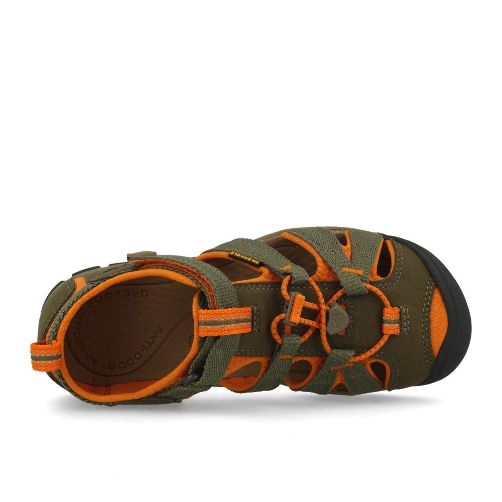 Keen Seacamp II CNX Kinderschuh Dusty Olive Russet Orange