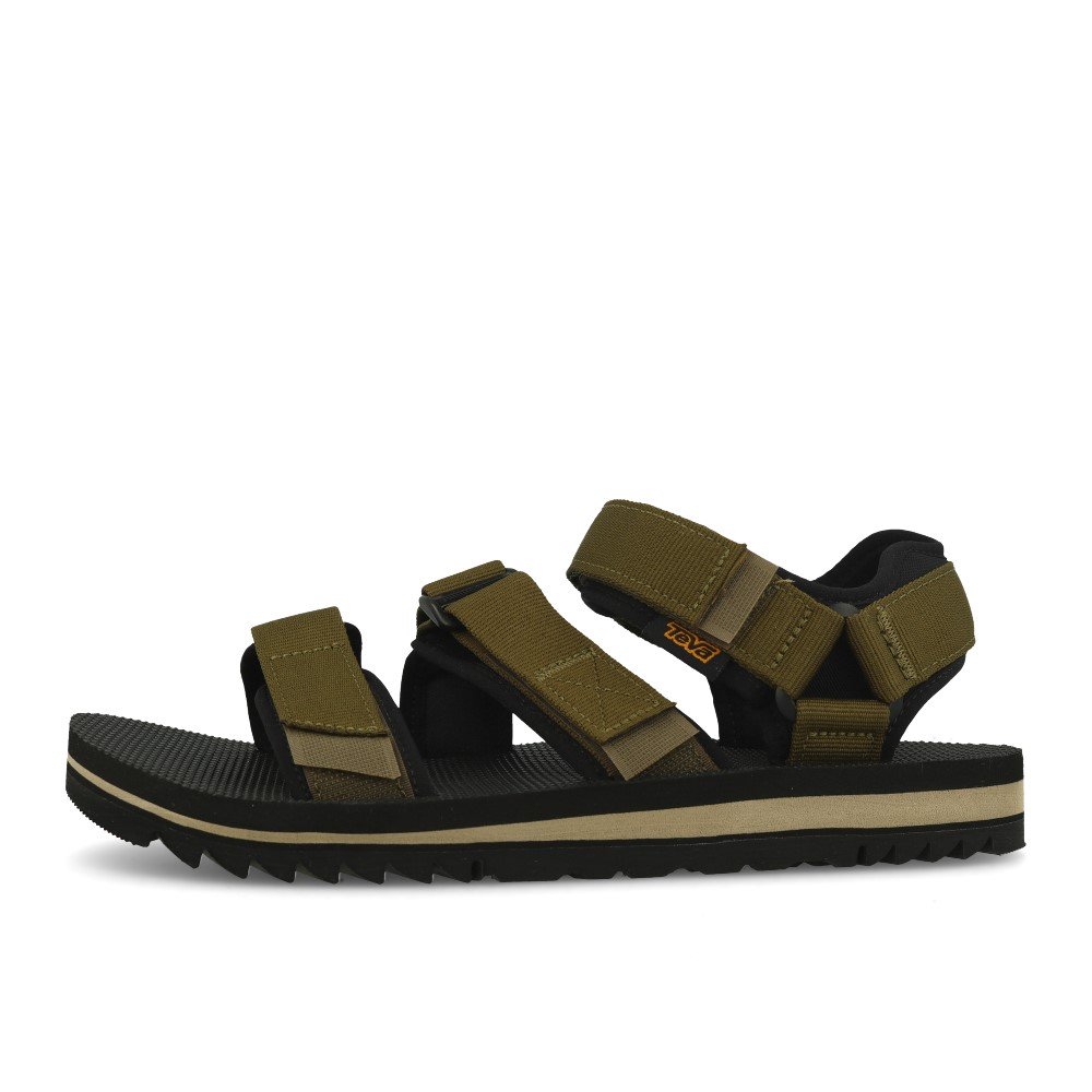 Teva Cross Strap Trail Sandal Mens Dark Olive