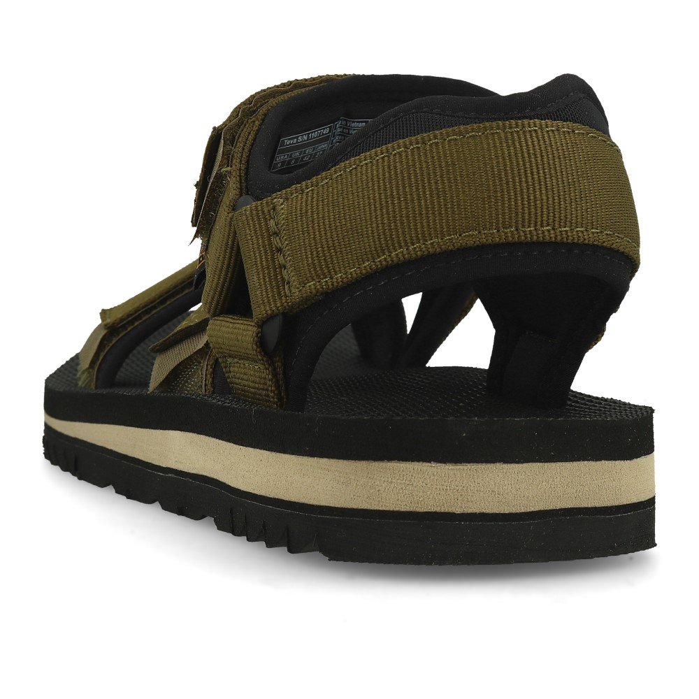 Teva Cross Strap Trail Sandal Mens Dark Olive