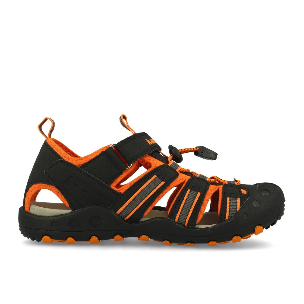 Kamik Crab Sandal Kids Black Orange Charcoal