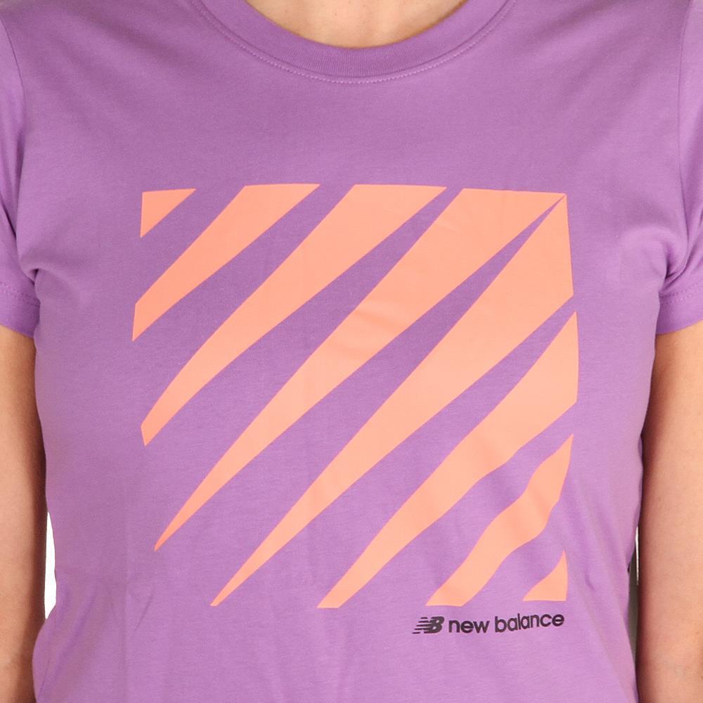 New Balance Sport Style Optiks Tee Purple