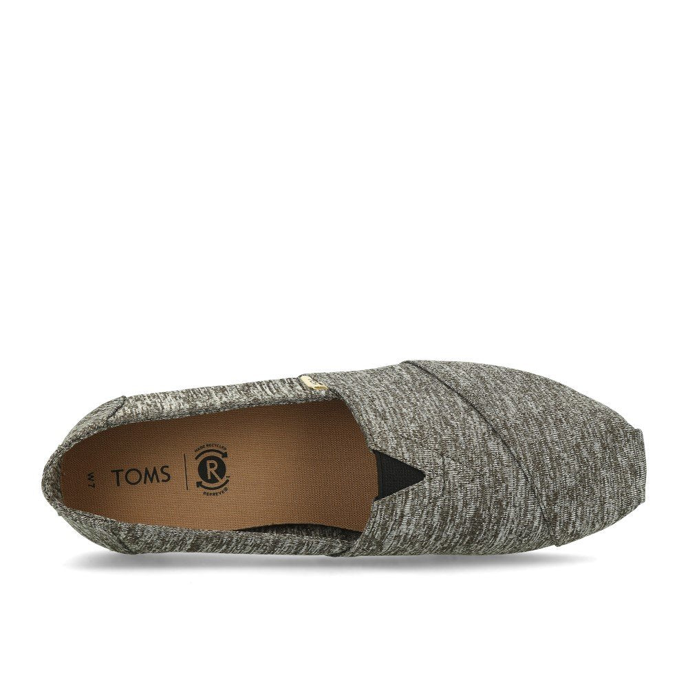 TOMS Womens Classics Black Repreve Recycled Melange Knit