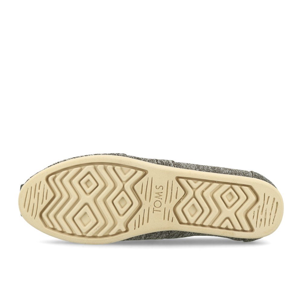 TOMS Womens Classics Black Repreve Recycled Melange Knit