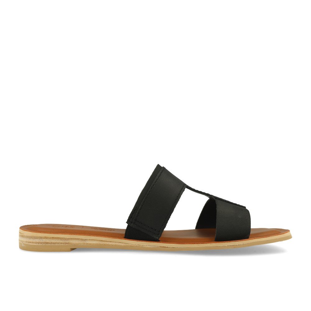 TOMS Seacliff Black Veg Tan Leather