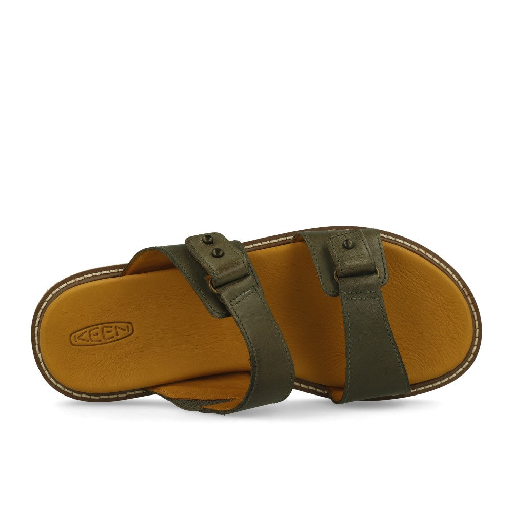 Keen Lana Slide Dusty Olive Silver Birch