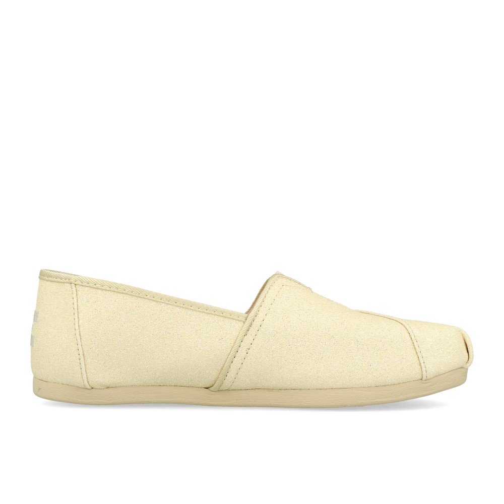 TOMS Womens Classics Ivory Glitter