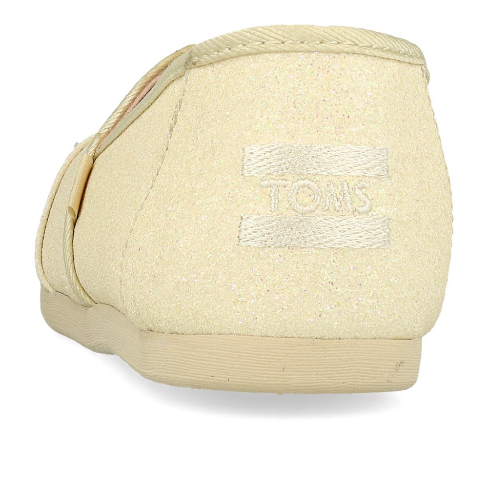 TOMS Womens Classics Ivory Glitter