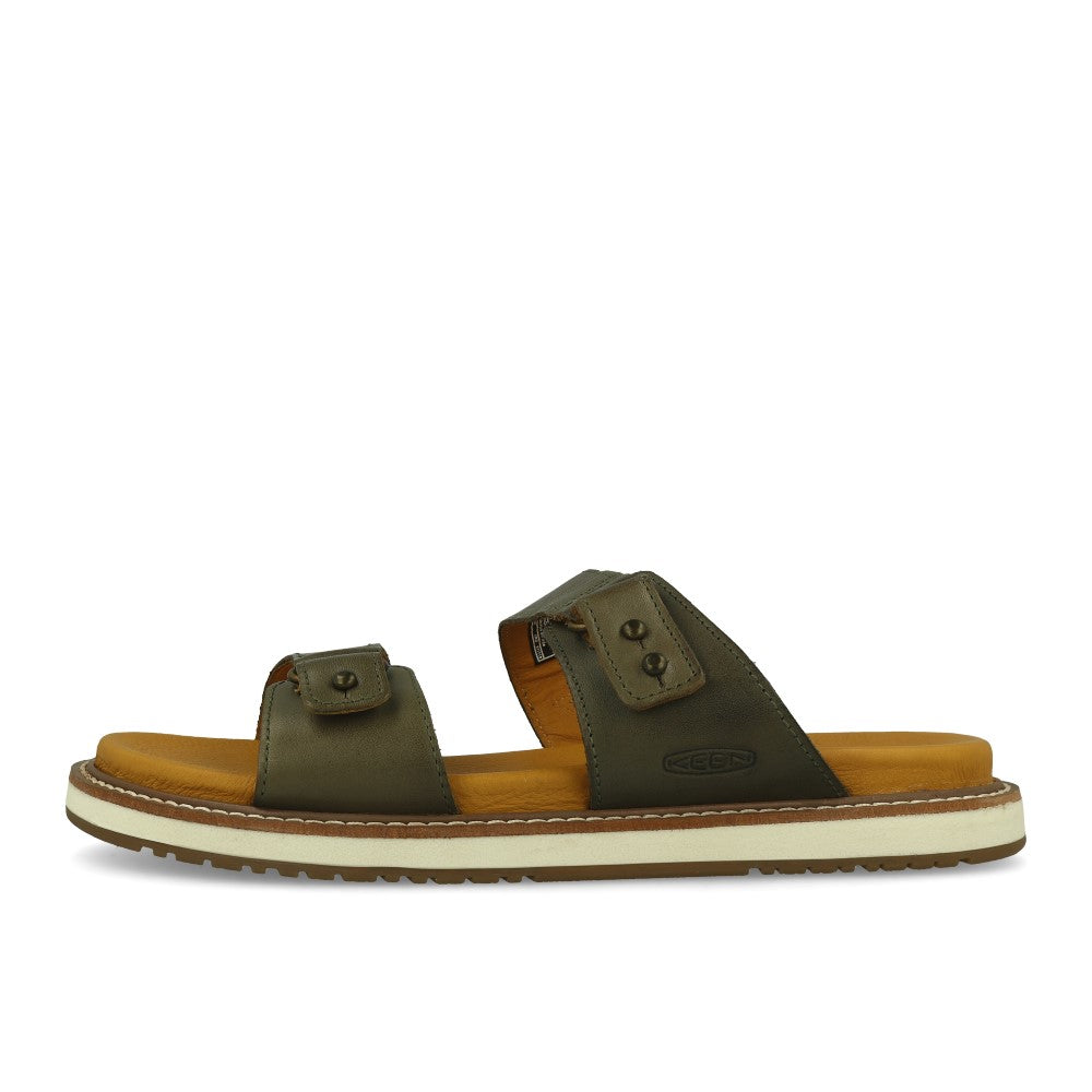 Keen Lana Slide Dusty Olive Silver Birch