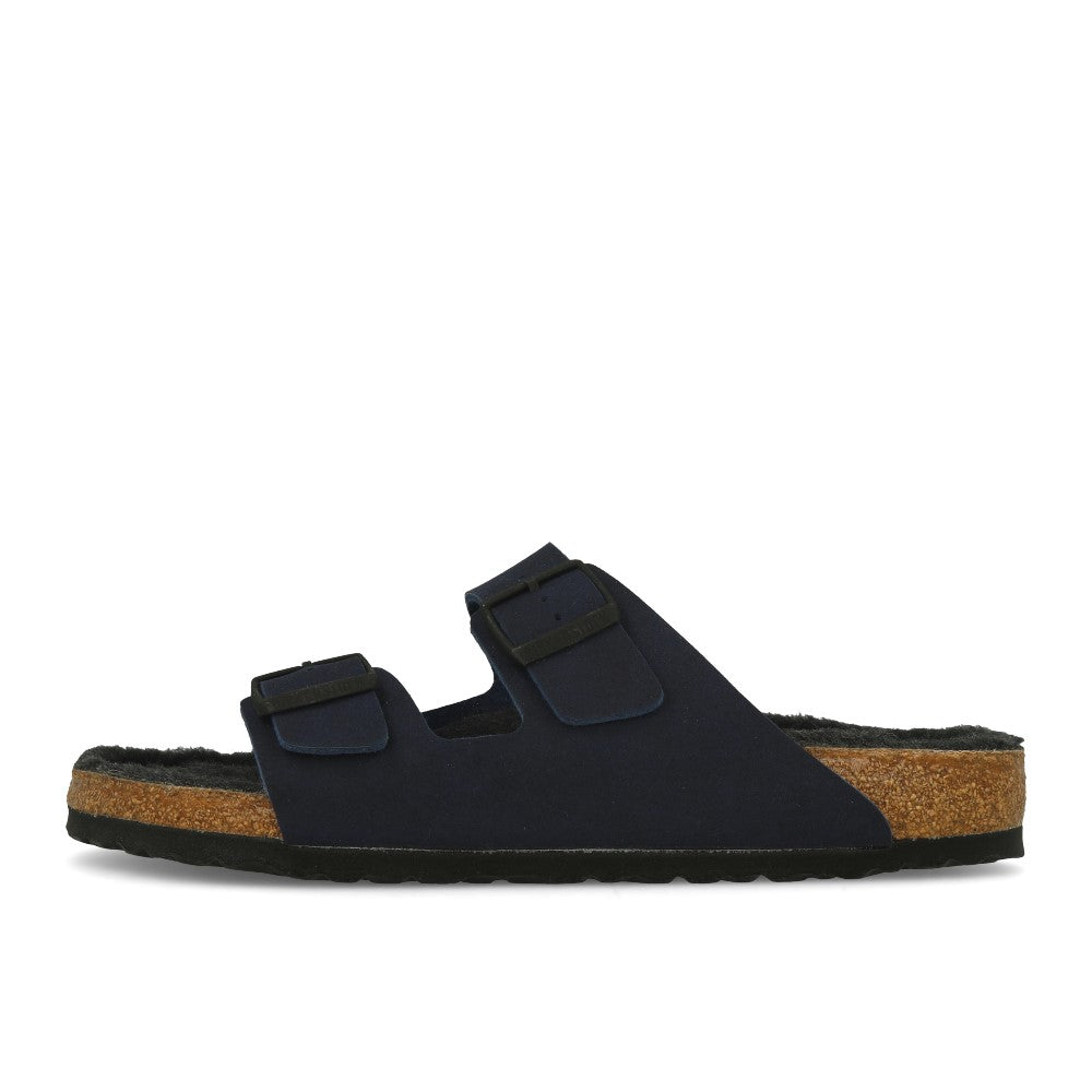 Birkenstock Arizona MF Dusty Navy Happy Lamp Black