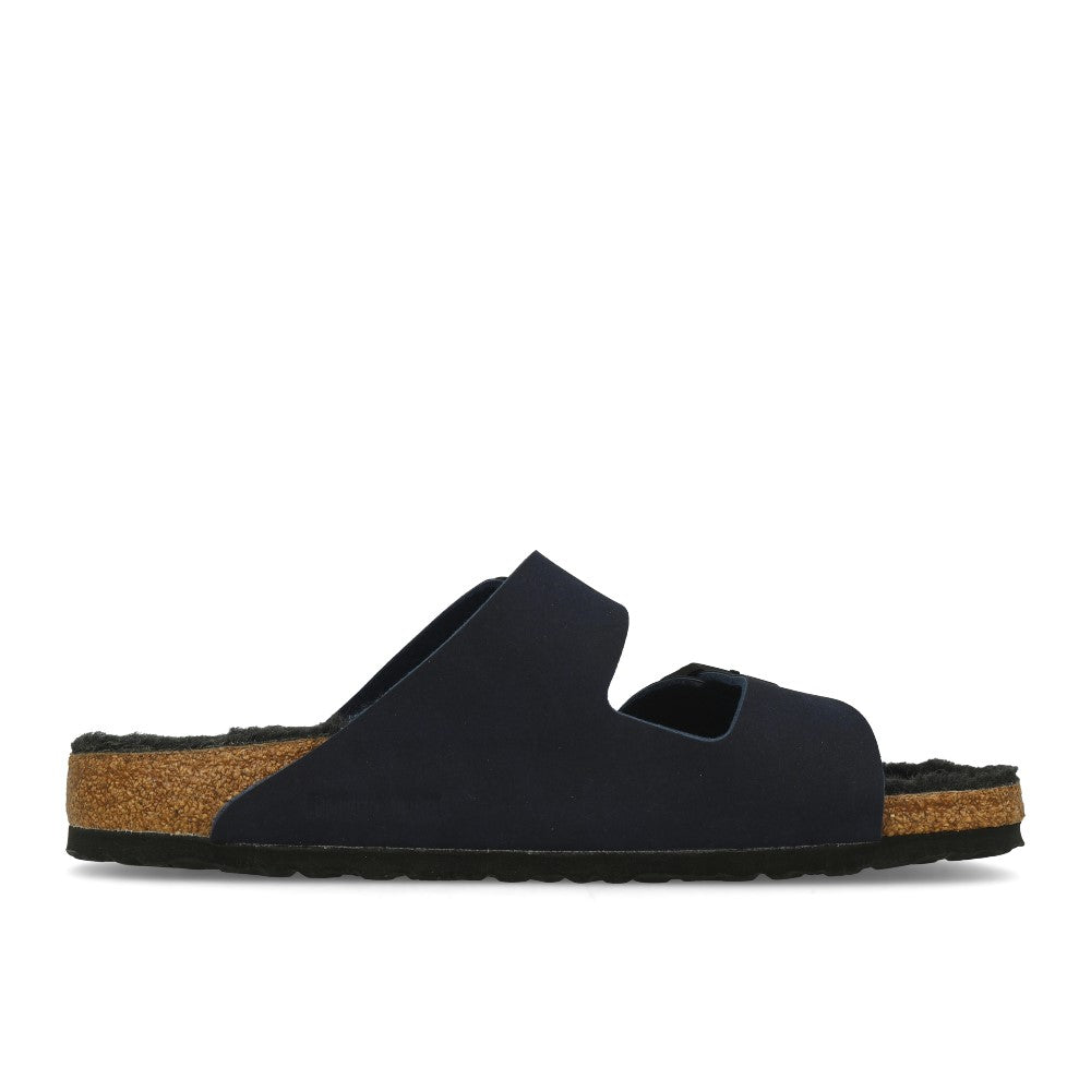 Birkenstock Arizona MF Dusty Navy Happy Lamp Black