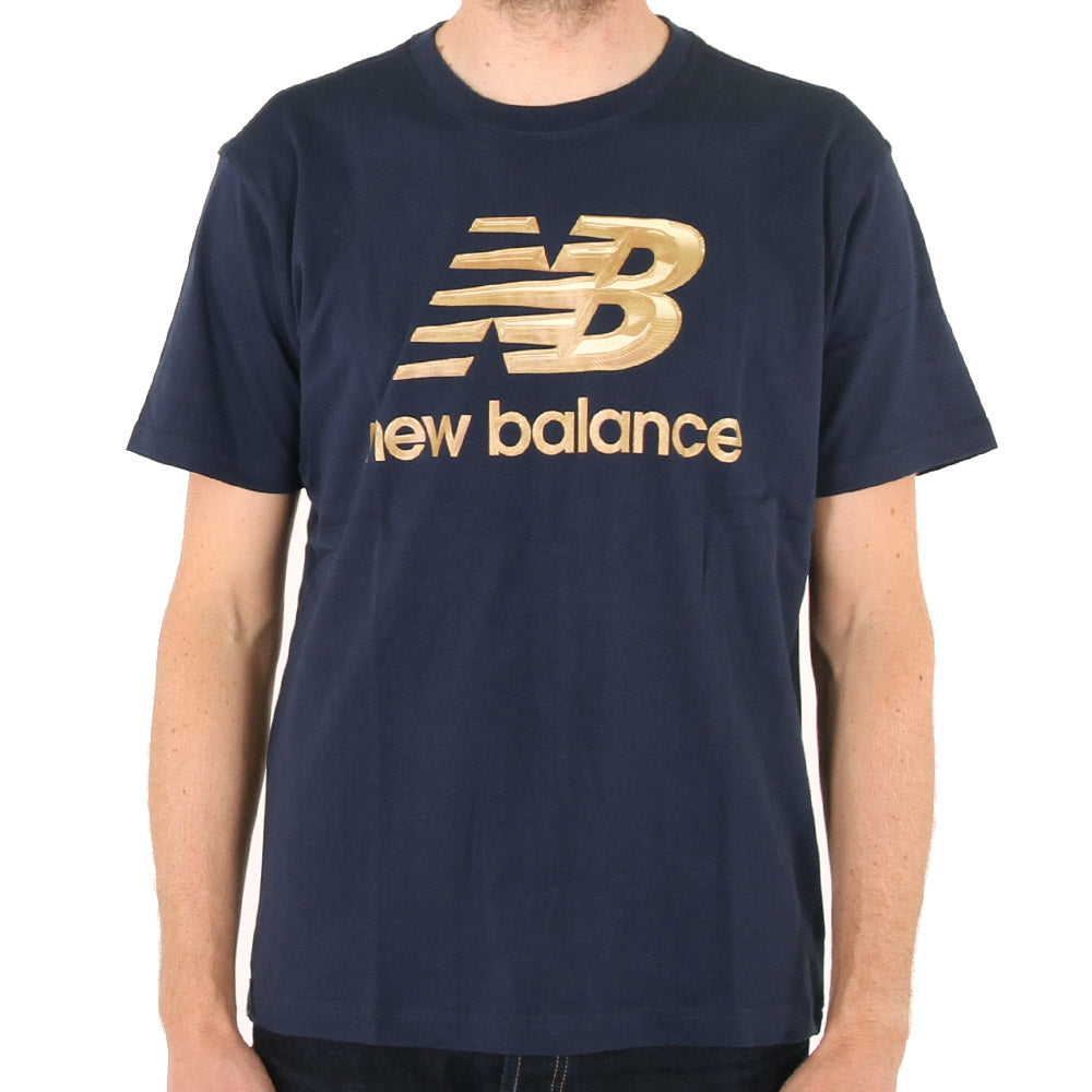 New Balance NB Athletic Select Podium Top Tee Indigo